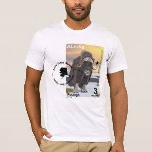 Muskox Briefmarke Souvenir T-Shirt