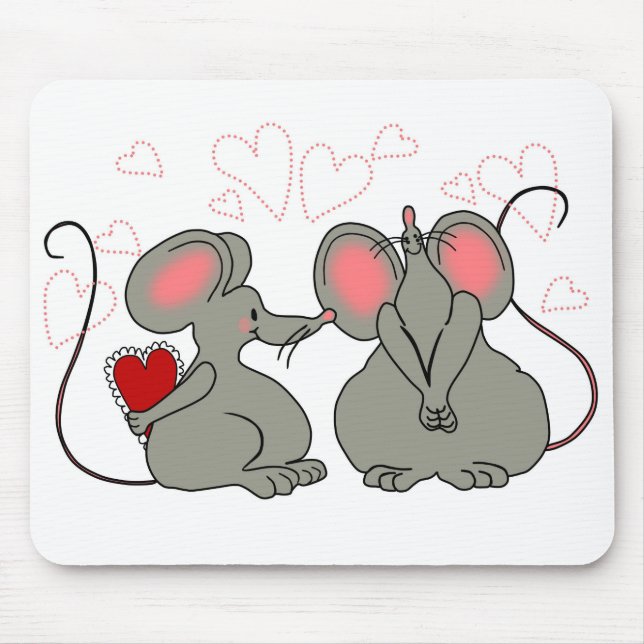 Muskrat Liebe Mouse Pad Mousepad (Vorne)