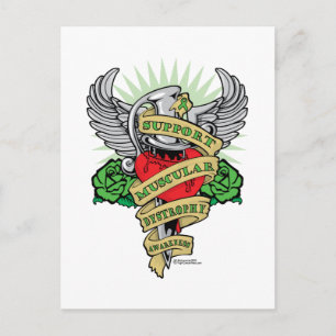 Muskuläre Dystrophie Postkarte
