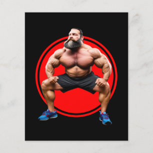 Muskulöser Bärtiger Flyer