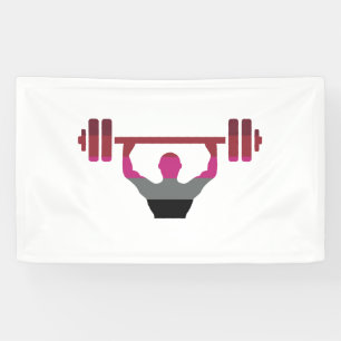 Muskulöser Stolz Banner