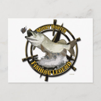 Musky-Hunter-Legende Postkarte