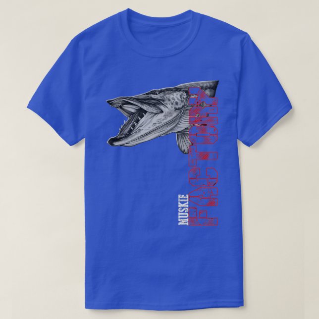Muskyfischerei T-Shirt (Design vorne)