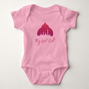 Muslim Eid Baby Jersey Bodysuit Baby Strampler