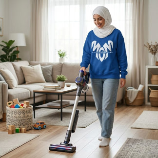 muslim mom heart sweatshirt
