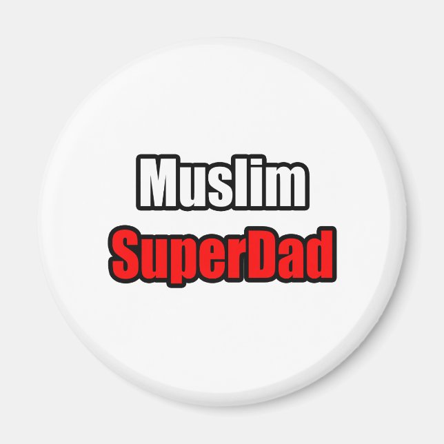 Muslim SuperDad Magnet (Vorne)