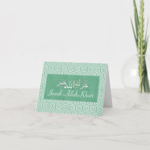 Muslim thank you dankeskarte