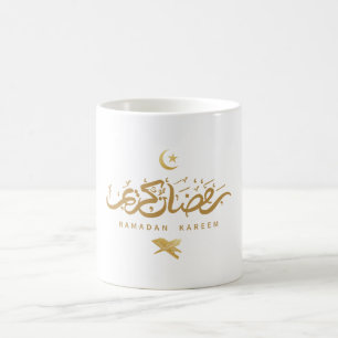 Muslimische arabische Kalligrafie Ramadan Kareem Kaffeetasse