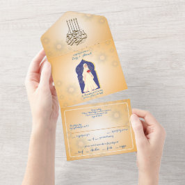 muslimische Bachelorette All In One Einladung