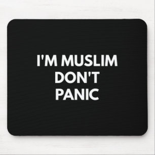 Muslimische Dont-Panik - Nie Trump-Shirts Mousepad