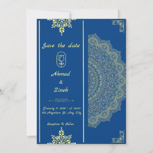 Muslimische Hochzeit rettet das Datum Save The Date