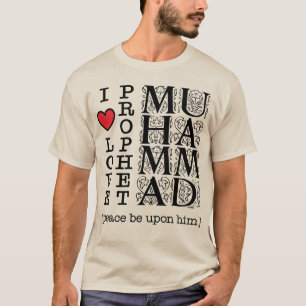 Muslimische Kleidung Geschenk Liebe Prophet Mohamm T-Shirt