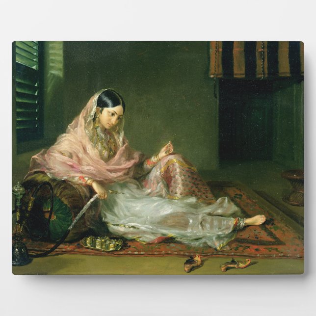 Muslimische Lady Reclining, 1789 (Öl auf Leinwand) Fotoplatte (Vorderseite)