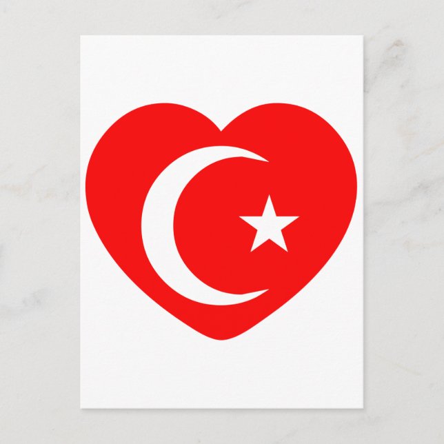 muslimische Liebe Postkarte (Vorderseite)