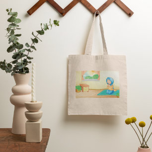 muslimische Mädchen beten Tote-Tasche Tragetasche