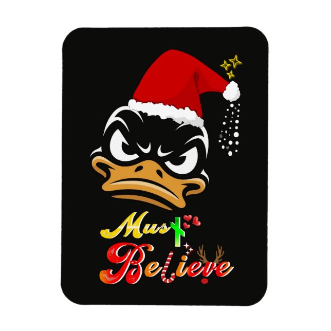 Muss an Weihnachten glauben Magnet (Vertikal)