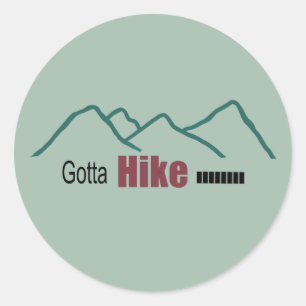 Muss Berge wandern Einfaches Sticker