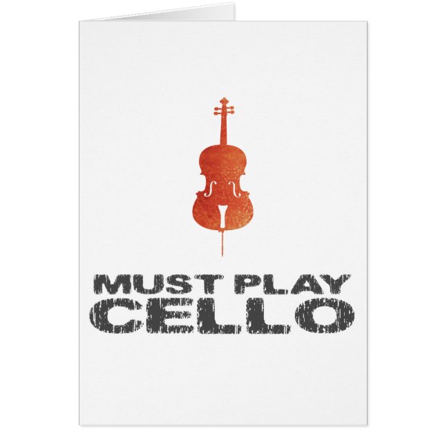Muss Cello spielen (Vorne)