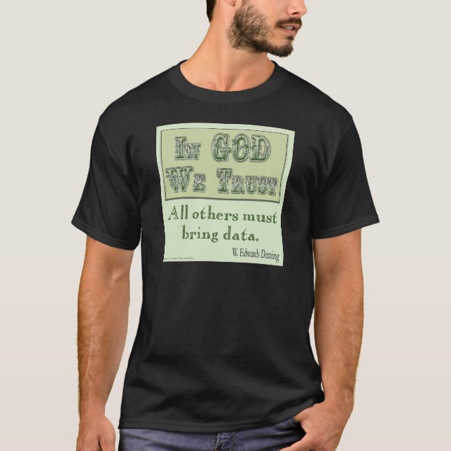 Muss Daten liefern T-Shirt (Vorderseite)