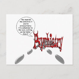 Muss der Antichrist sein, wenn Sie eine Antipsychi Postkarte