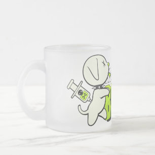 Muss GEHIRNE haben! Mattierte Tasse