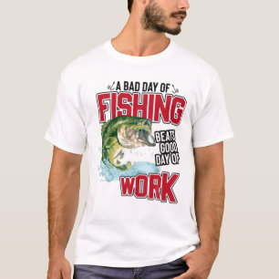 Muss guten Tag fischen und mein lustiges Glück Fis T-Shirt