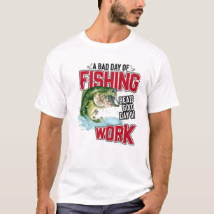 Muss guten Tag fischen und mein lustiges Glück Fis T-Shirt