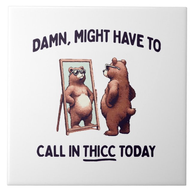 Muss heute in der IKT anrufen Fliese (Vorderseite)