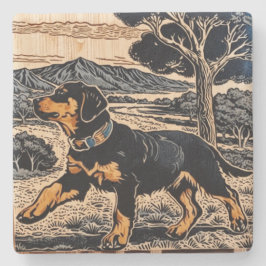 Muss Hunde lieben Steinuntersetzer