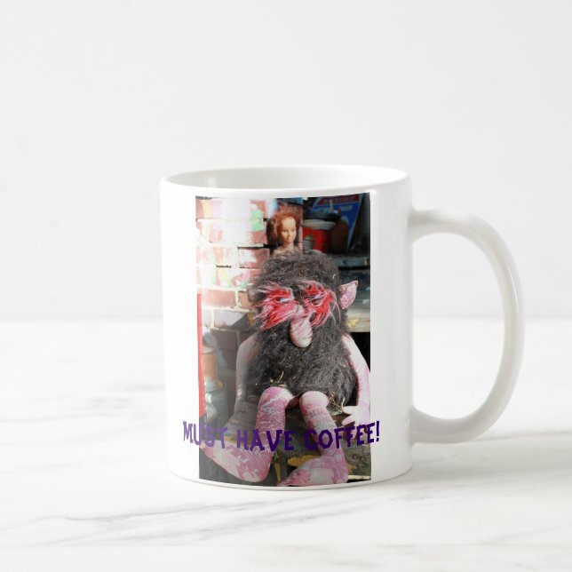 Muss Kaffee trinken! Kaffeetasse (Rechts)