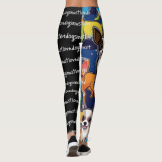 Muss Liebe Hunde Leggings