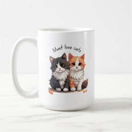 Muss Liebe Katzen Tasse
