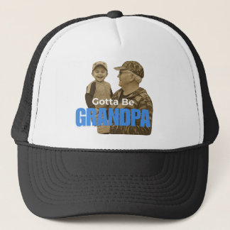 Muss Opa Klasse Retro Vintage Tarndruck Familie se Truckerkappe