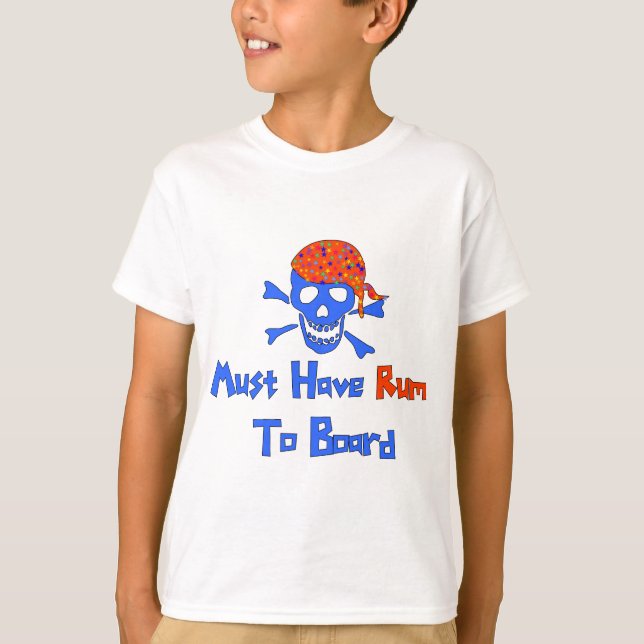 Muss Rum essen T-Shirt (Vorderseite)