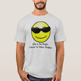 Muss Shades Face T - Shirt tragen