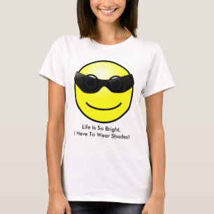 Muss Sonnenbrille tragen Gesicht Damen T-Shirt