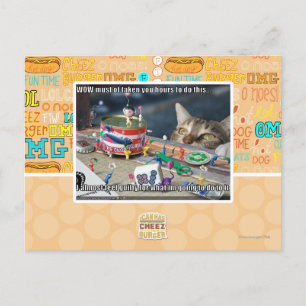 Muss Stunden Postkarte