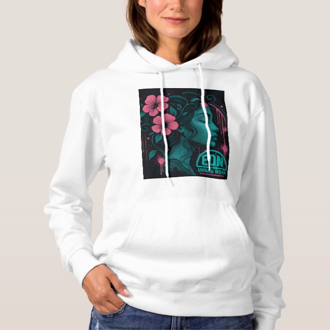 MUSSA FLORAL HOODIE (Vorderseite)