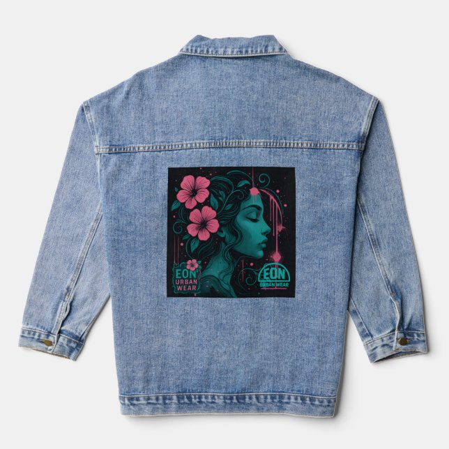 MUSSA FLORAL JEANSJACKE (Rückseite)