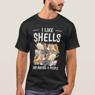 Mussel Clam Seashell Ich mag Muscheln und vielleic T-Shirt