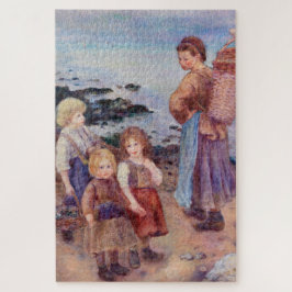 Mussel-Fishers von Renoir Impressionist Painting Puzzle