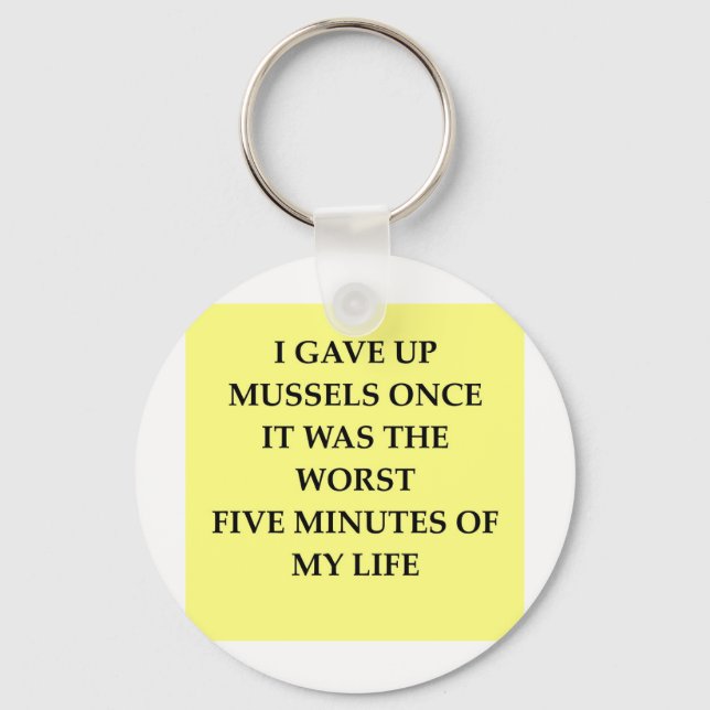 MUSSELS.jpg Schlüsselanhänger (Vorderseite)