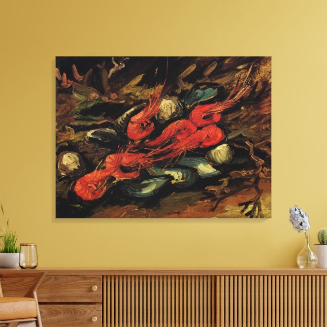 Mussels und Shrimp von Vincent van Gogh Leinwanddruck (Insitu (Wohnzimmer))