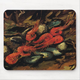 Mussels und Shrimp von Vincent van Gogh Mousepad