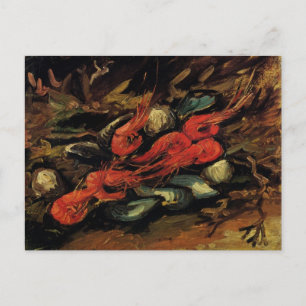 Mussels und Shrimp von Vincent van Gogh Postkarte