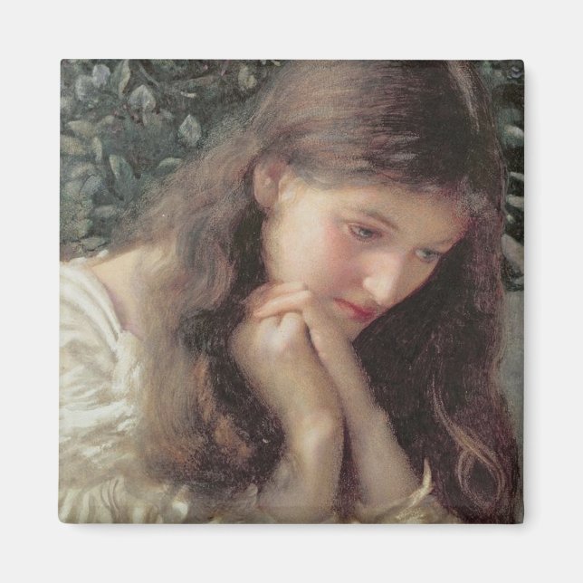 Müßiggang (Schöne Frau in Tränen) Magnet (Vorne)