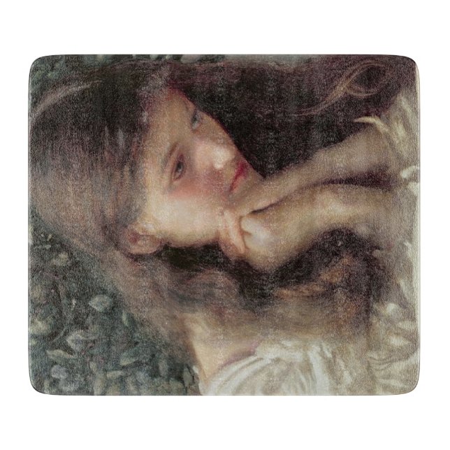 Müßiggang (Schöne Frau in Tränen) Schneidebrett (Vorderseite)