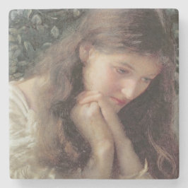 Müßiggang (Schöne Frau in Tränen) Steinuntersetzer