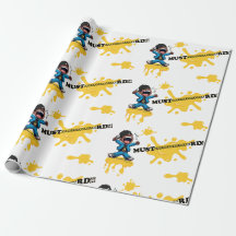 Mustaaard Wrapping Paper White für Jeder Anlass