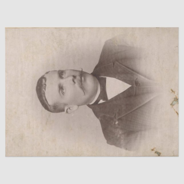 Mustach Mann-Kram-Zeitschriften-Element-Blatt Seidenpapier (Vorderseite)